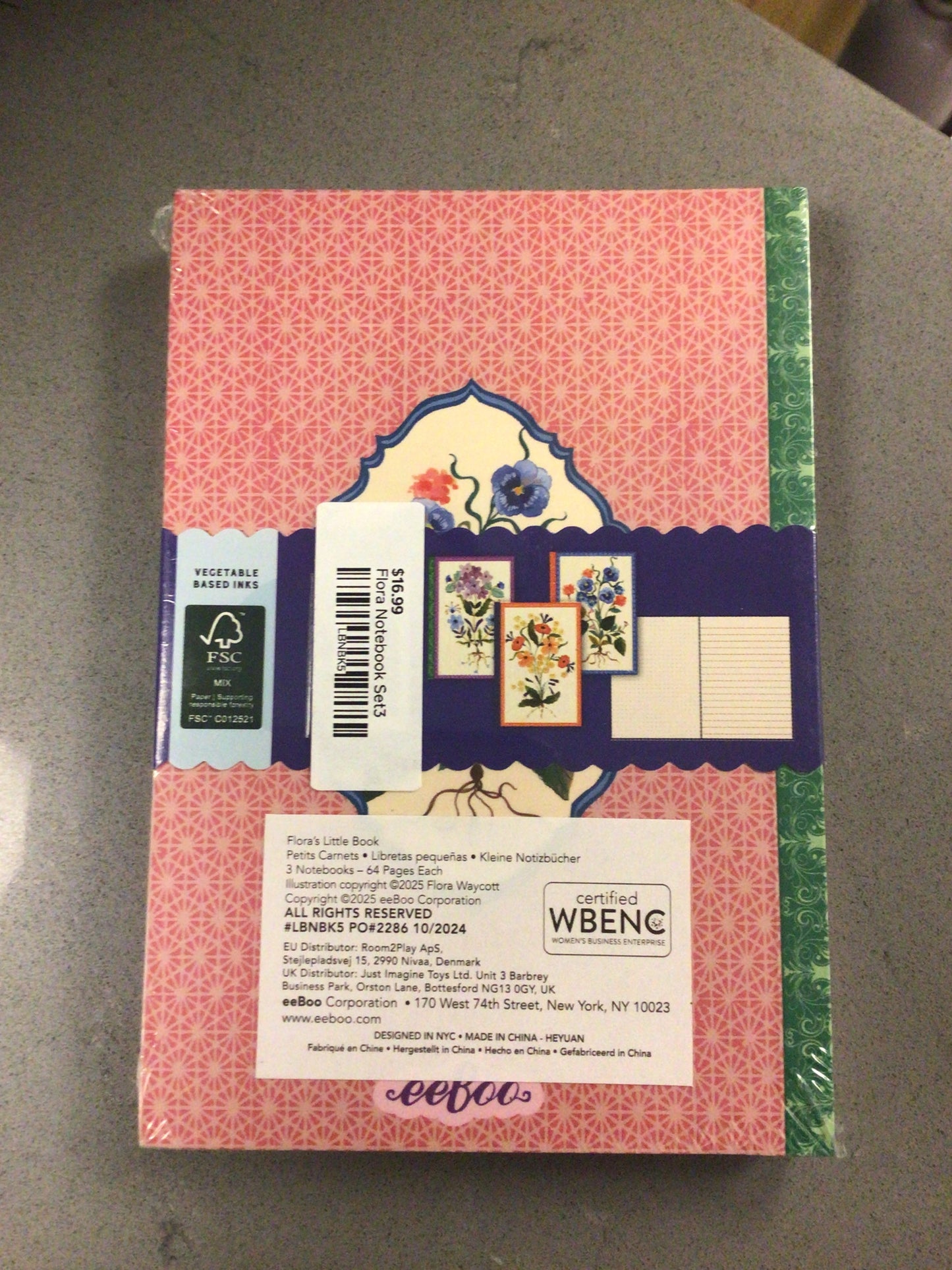 Flora Notebook Set3
