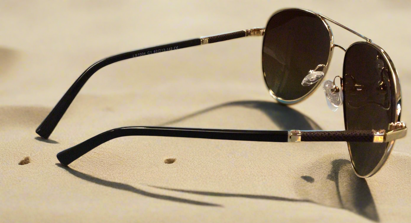 Premium Brown/Gold Sunglasses