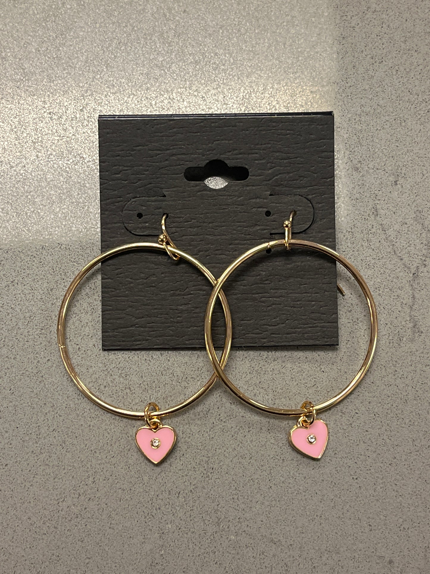 Mini Heart Hoop Ear.