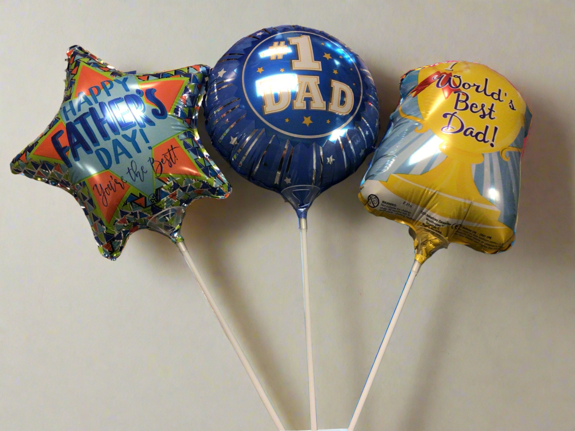 9”Filled Balloon w/stick