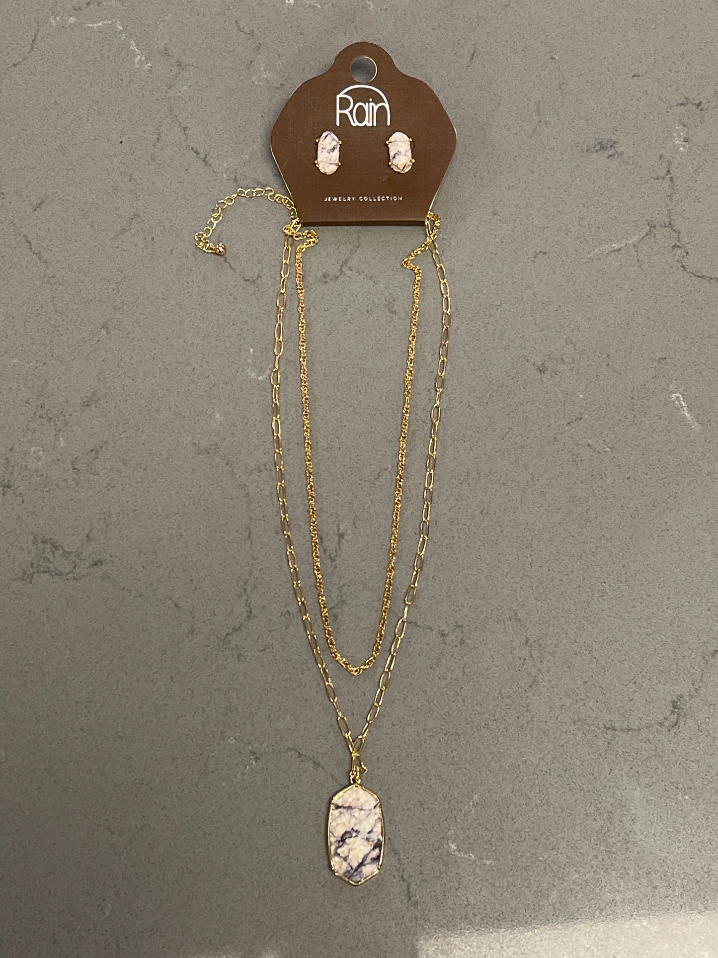 Sparkly Stone Drop NK