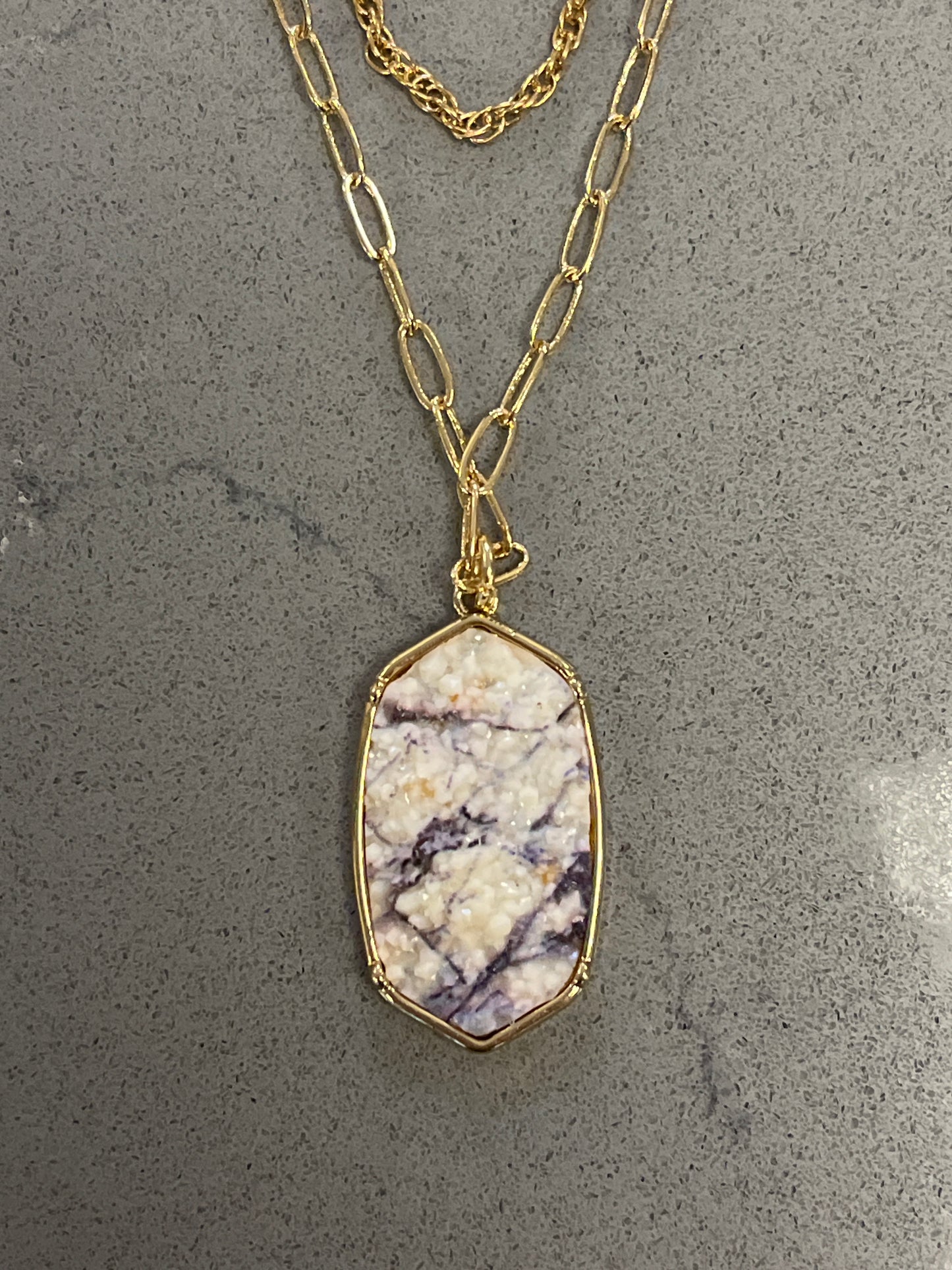 Sparkly Stone Drop NK