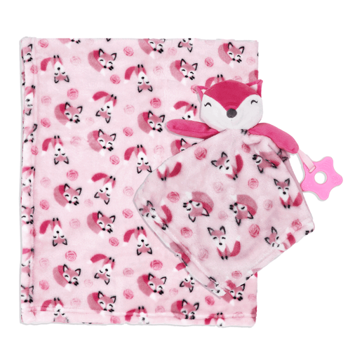 Fox Teether & Blanket Set
