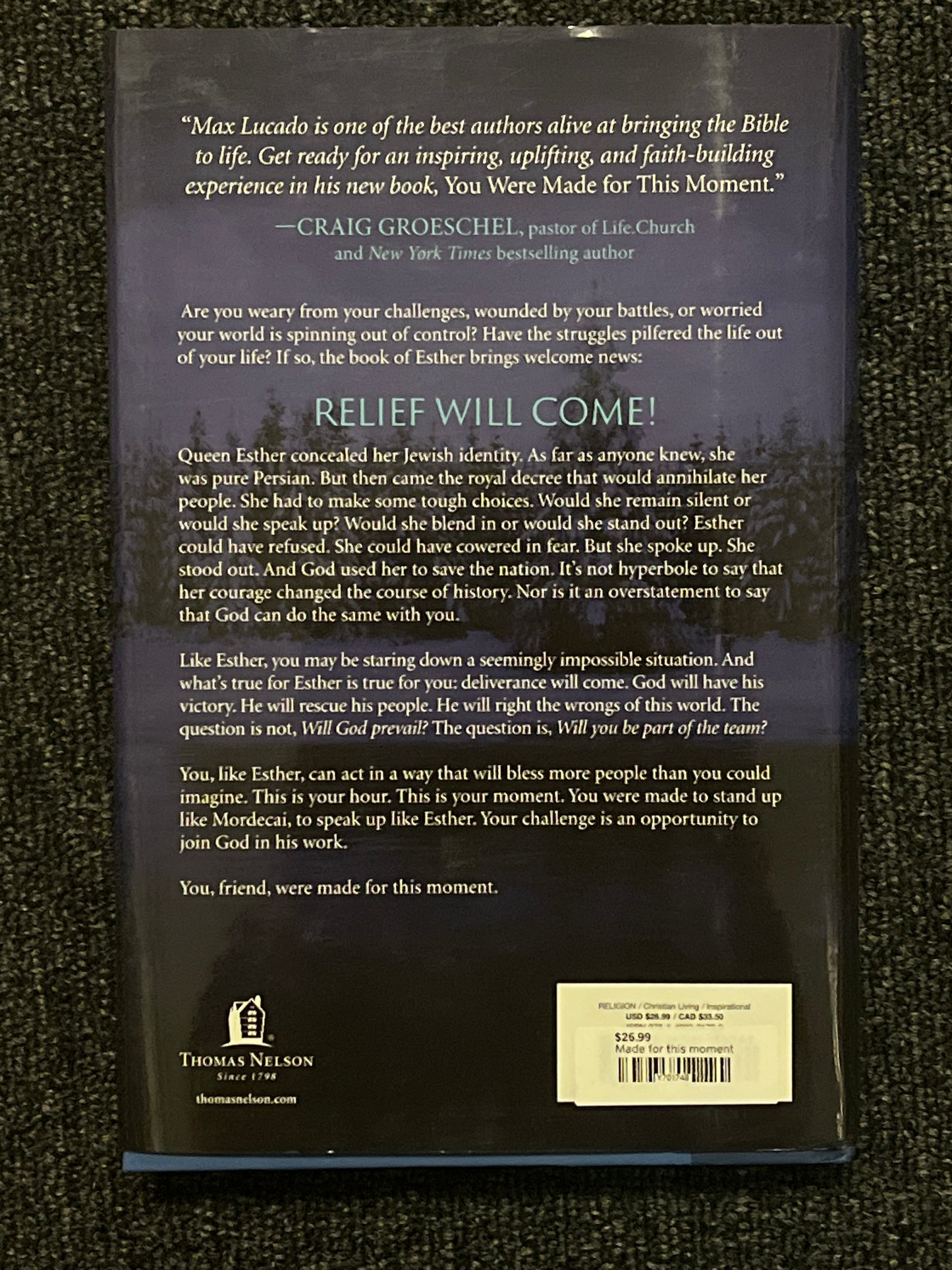 Made for this moment