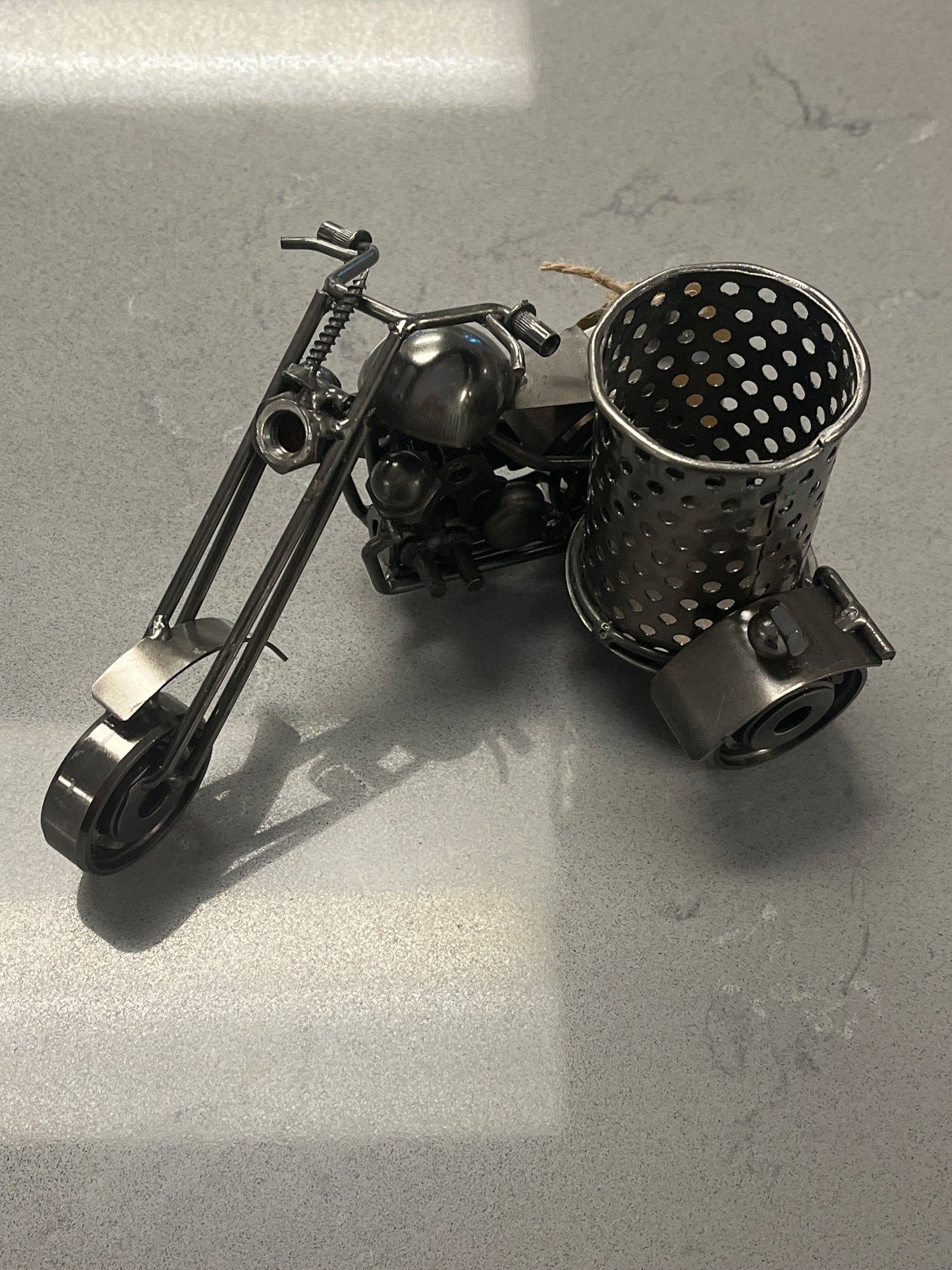 Motorcycle Pen Holder