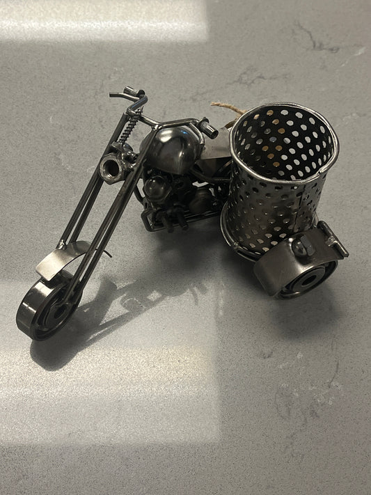 Motorcycle Pen Holder