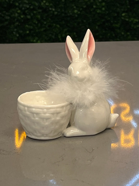 Egg Holder w/Feathers