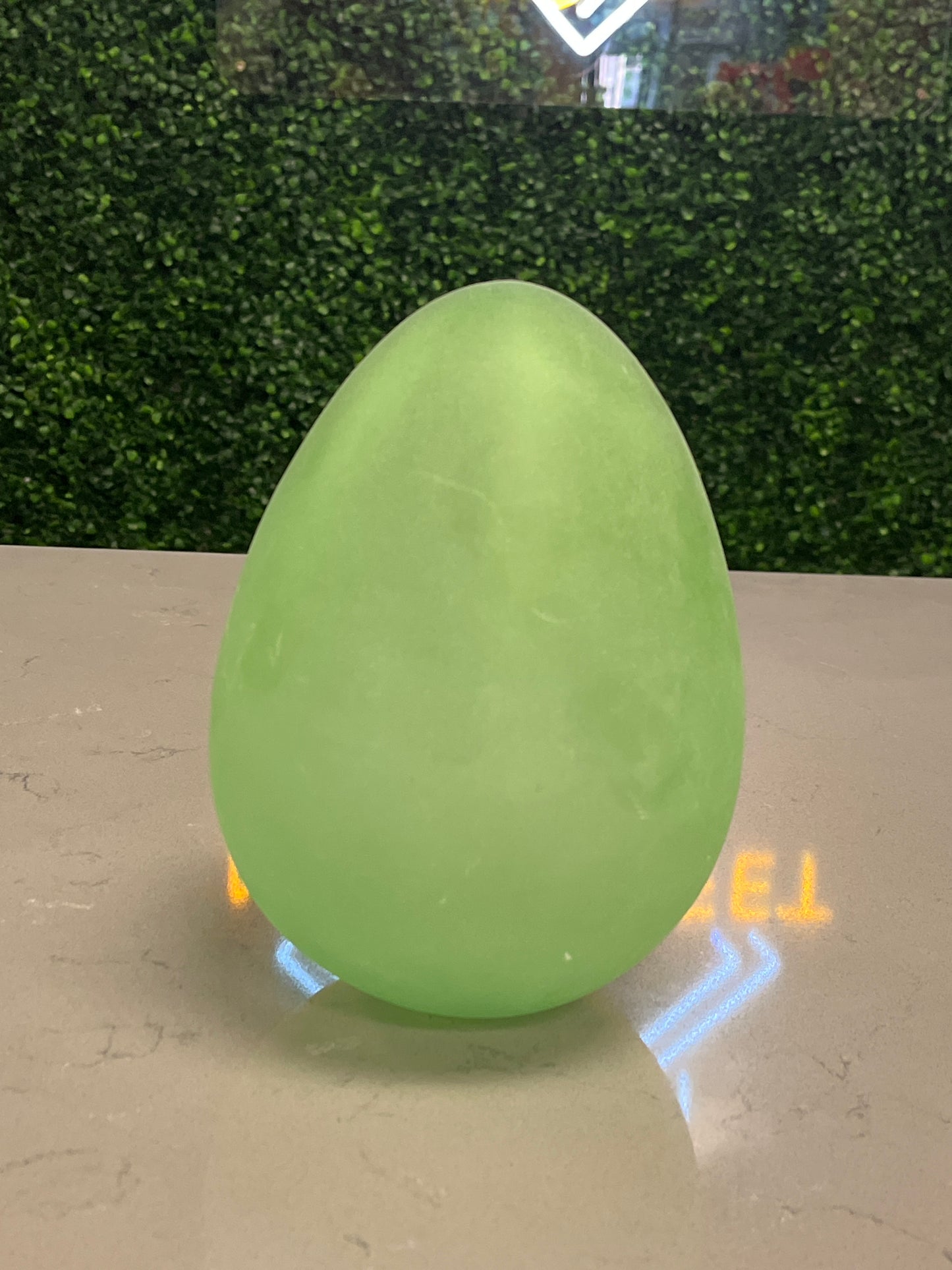 7.5"Glass Egg