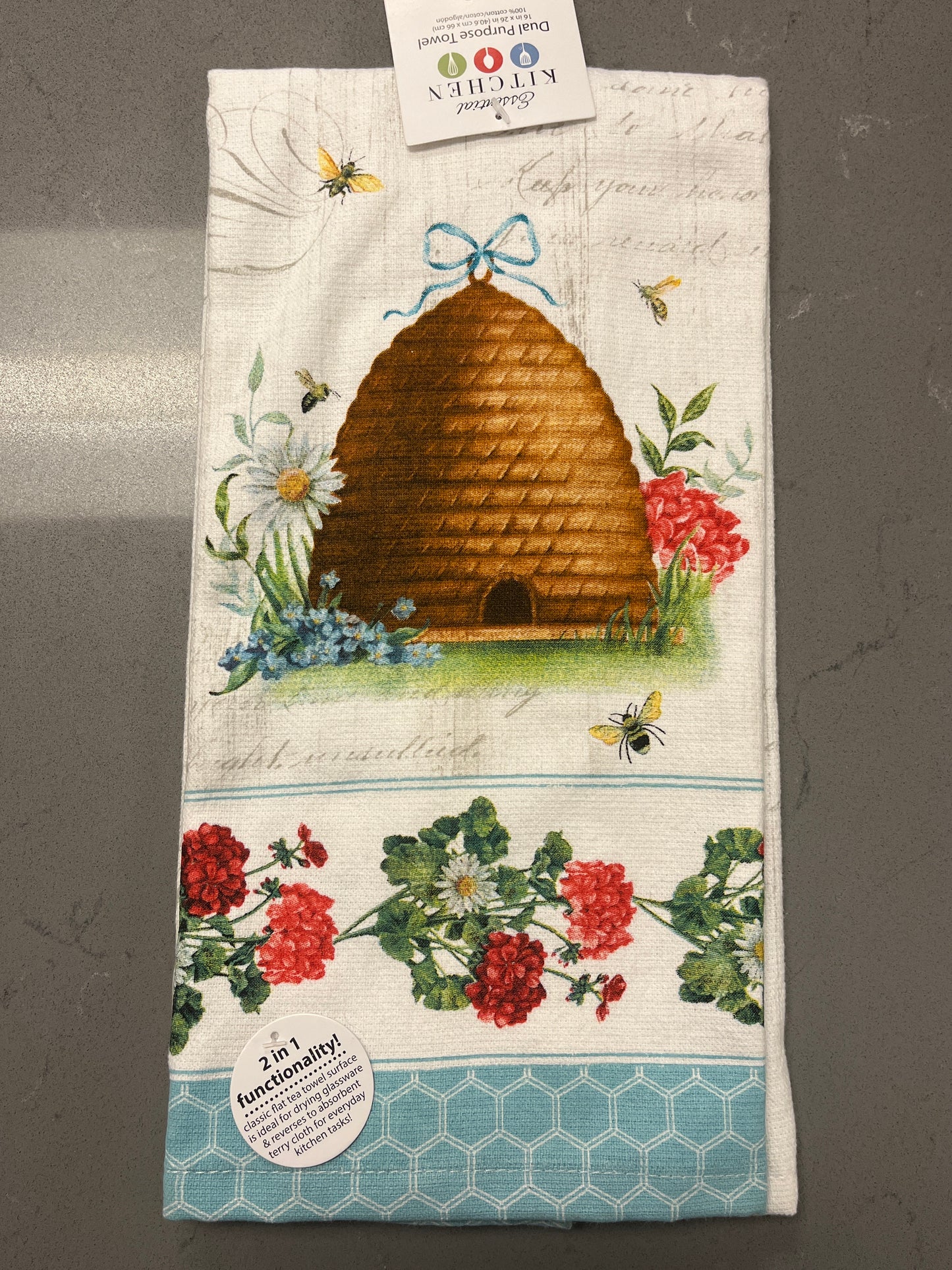 Blue Beehive Kitchen Towel