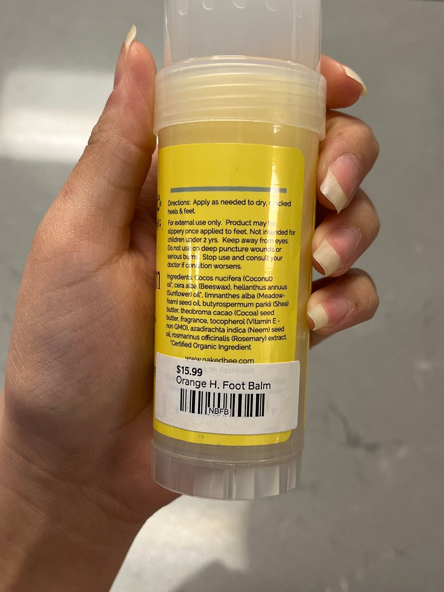 Orange Blossom Honey Foot Balm