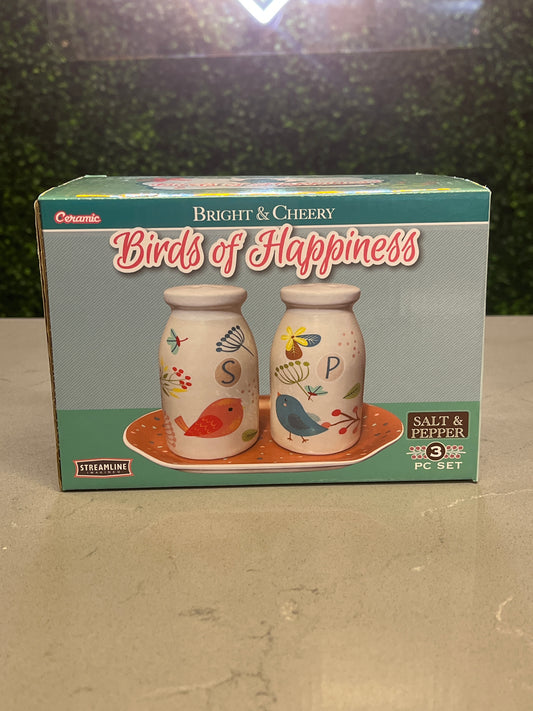 Happy Birds Salt & Pepper Shaker