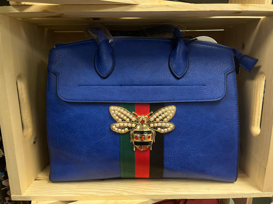Bee Handbag Blue