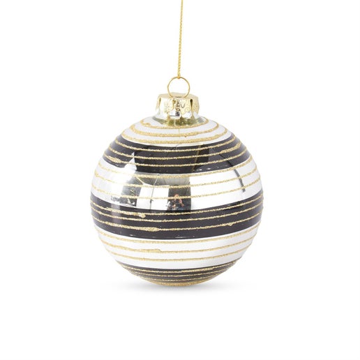 Asst'd Mirror Orn. Blk/Gold