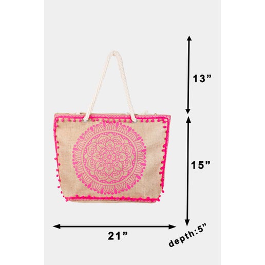 BK.Boho Tote Bag