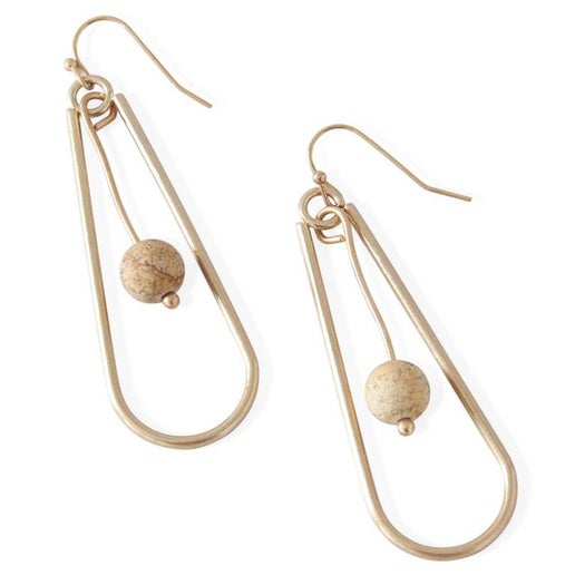 Bead Teardrop Earring