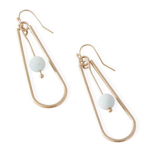 Bead Teardrop Earring