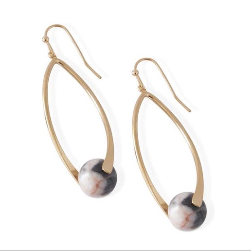 Bead Teardrop Earring