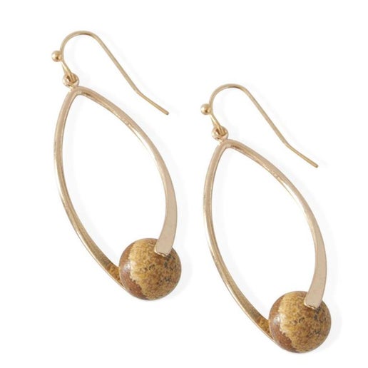 Bead Teardrop Earring