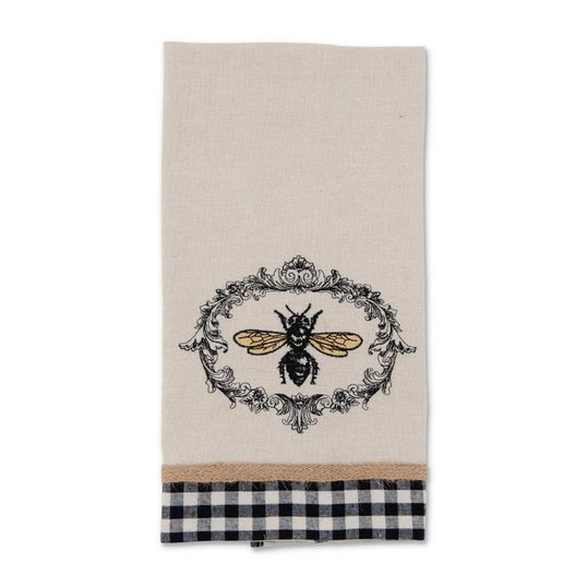 Bee Crest Hand Towel