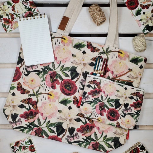 Canvas Bag Peonies