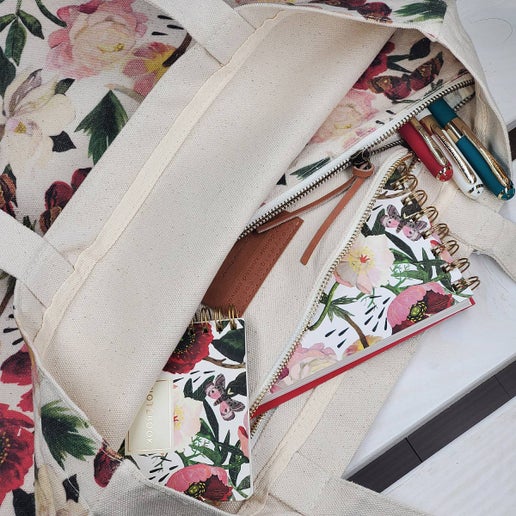 Canvas Bag Peonies