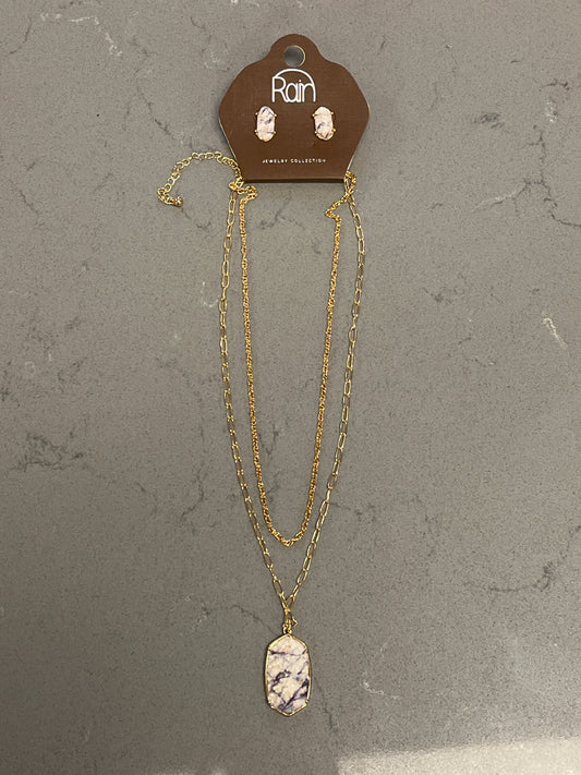 Sparkly Stone Drop NK