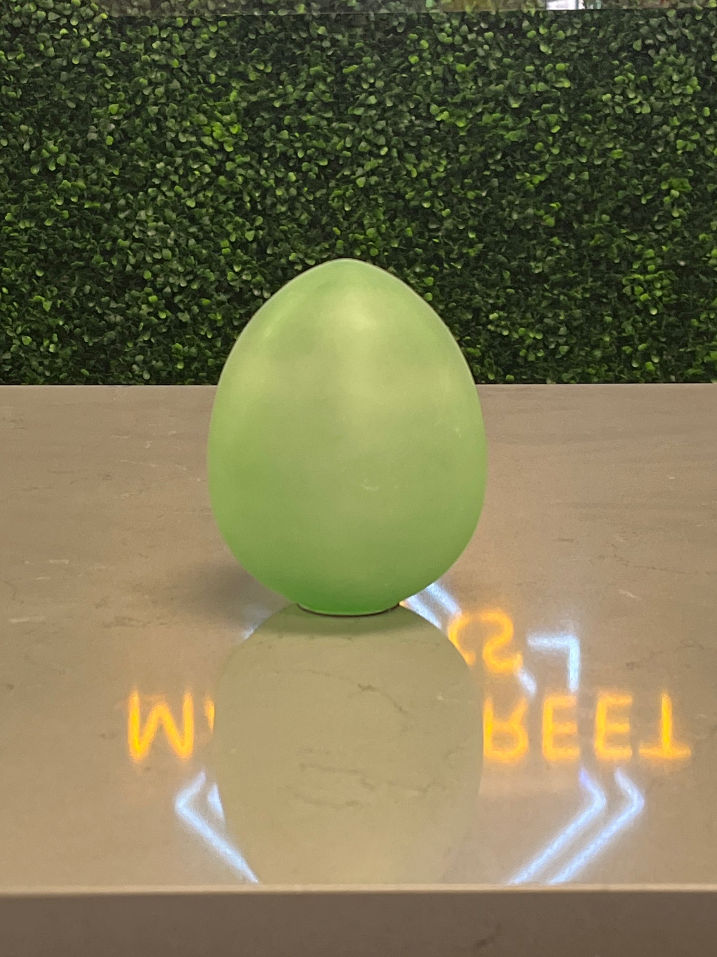 5.25"Glass Egg