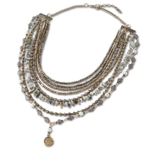 Eight Strand Bead Neck