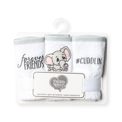 Elephant Washcloth Set