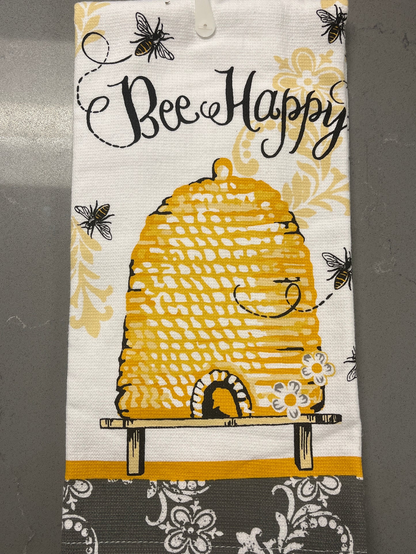 Bee Happy Kitchen Towel