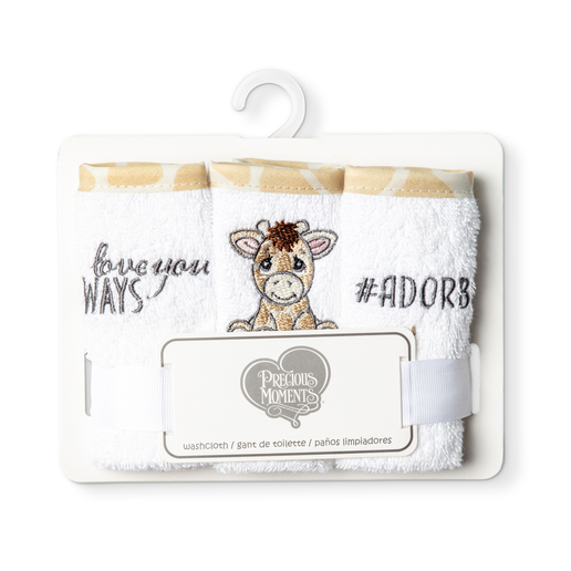 Giraffe Washcloth Set