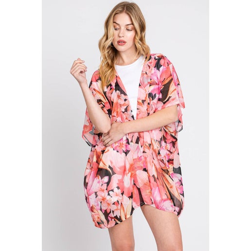 P. Floral Kimono