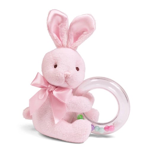 Pink Bunny Rattle