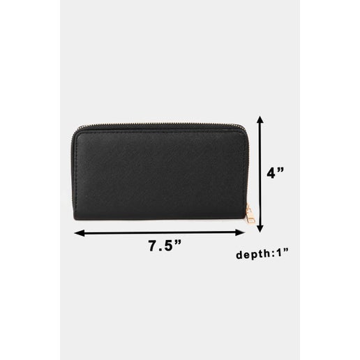 T.Nylon Zipper Wallet